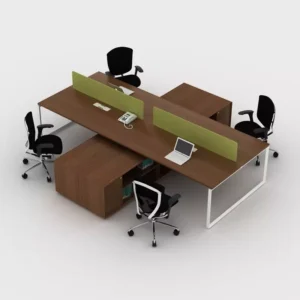 Modern 4 Seater with Cabinet