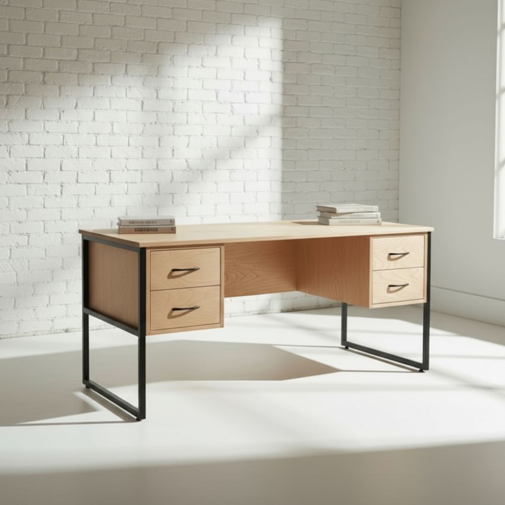 Teacher's Desk Double Drawer
